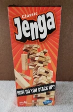 Hasbro Jenga Classic | Block Stacking Game for 1 or More Players 