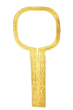 Gold Buba Embroidery Piece