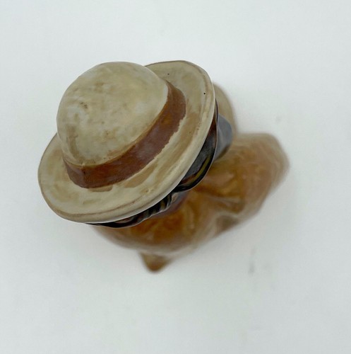 Retired 1987 NAO by Lladro Hand Made Signed FIGURINE GIRL IN BROWN SKIRT & HAT - Picture 5 of 13