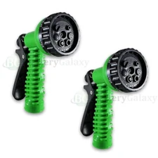 2 Pack Garden Hose Nozzle Water Sprayer - 7 Spray Patterns