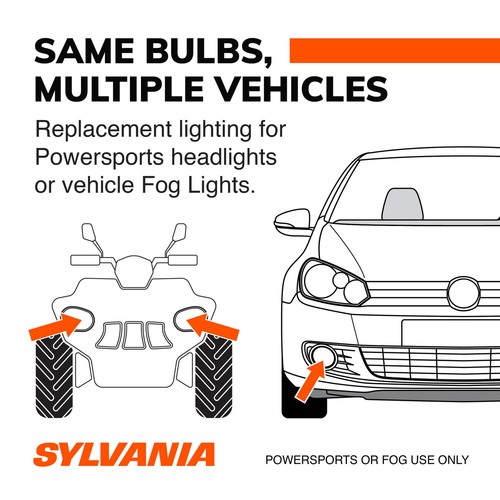 Sylvania H11 LED Powersport Headlight Bulbs for Off-Road Use / Fog Lights - 2 PC - Picture 9 of 9