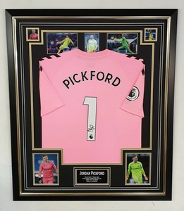 framed everton shirt