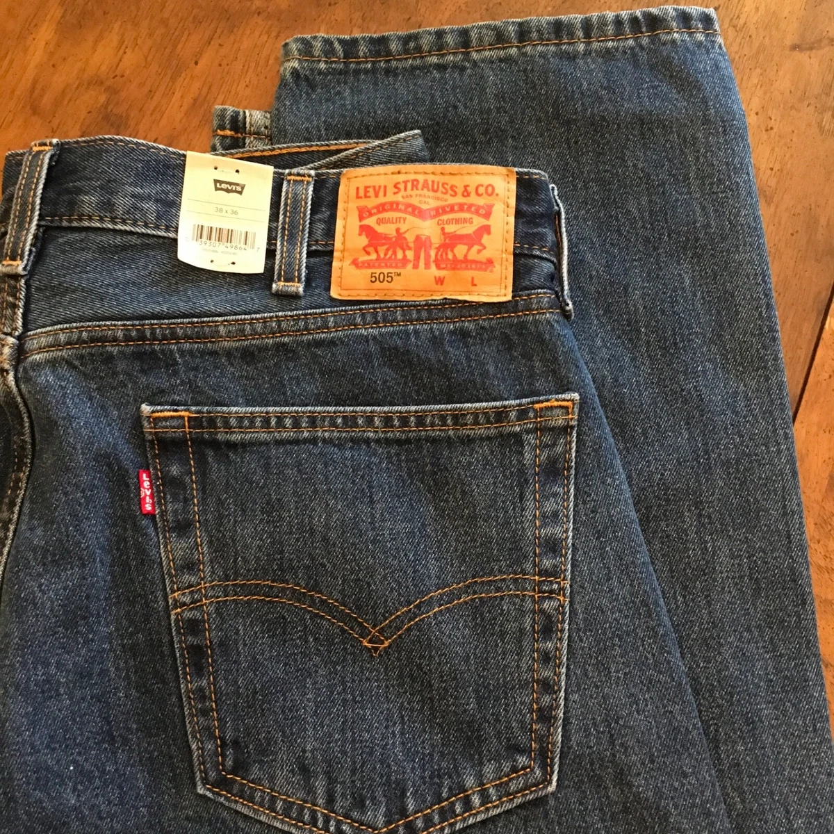 Red levi jeans big and tall deals