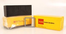 Lot of 2 Vintage Kodak Metal Binders for 2x2 inch Slide Cover Glass Thin in Box