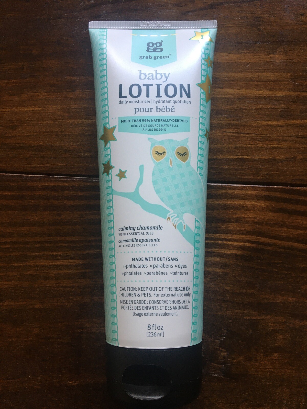 grab green baby lotion