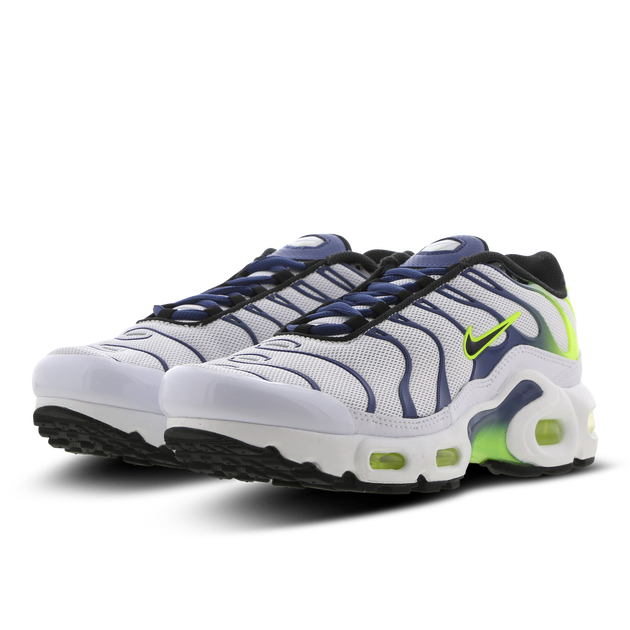 Nike Tuned 1 Air Max Plus Juniors TN-CD0609 101-White Black Forest 