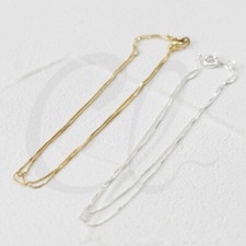 One Piece Plated Bracelet-Soldered Box Chain-Finished with Clasp-210mm 4653C 