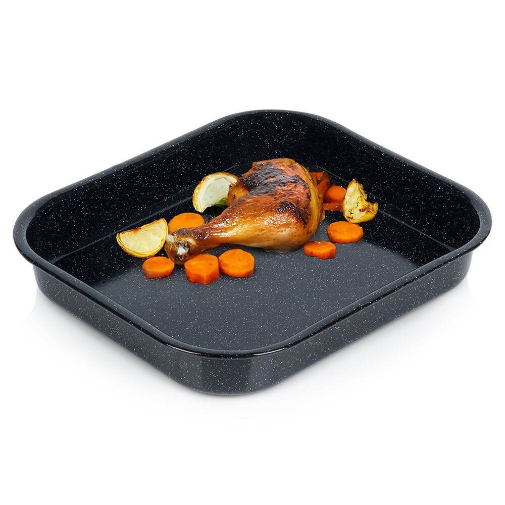 Backblech Backform für Fleisch Kekse Desserts antihaftbeschichtet 29,5x25,5x4,5