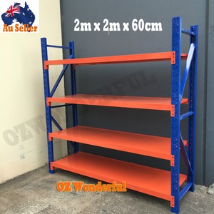 2Mx2Mx600mm-800KG-Garage-Warehouse-Steel-Storage-Shelving-Shelves-Racking