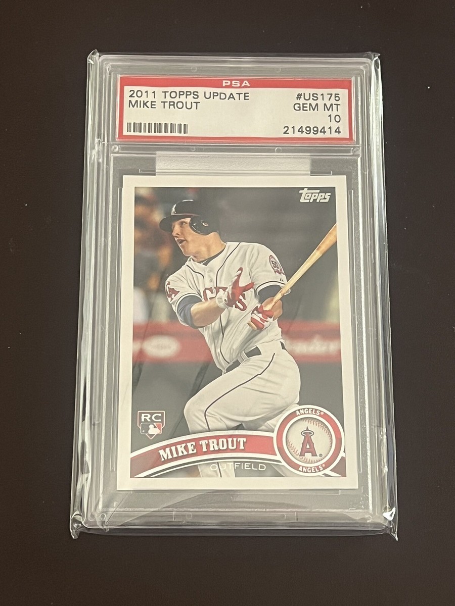 2011 Topps Update #US175 Mike Trout RC Rookie PSA 10 | eBay