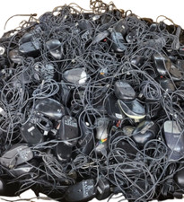 Mixed Lot of 10 Lenovo HP Microsoft Logitech USB Optical Mouse w/ Scroll Wheel