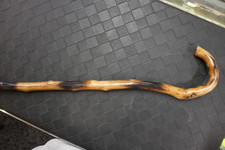 Wooden Crook Handle Cane 34.5"