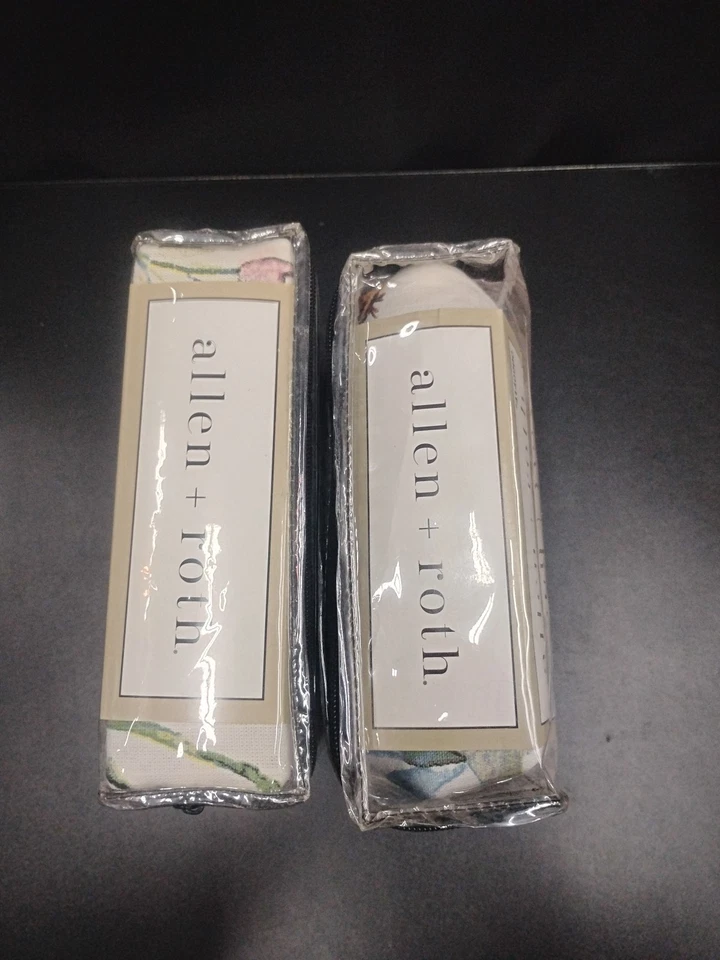 Allen + Roth Paneles Cortina Verano JUEGO DE 2 Cortinas Botánicas Florales Cottage Foto 3 de 4