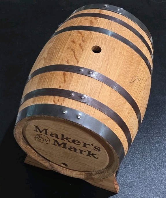 Makers Mark Bourbon Mini Barrel Man Cave Decor