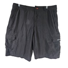 O'Neill Hybrid Mens Black Cargo Board Shorts Swim Trunks Size 36