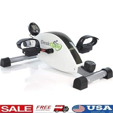 Under Desk Bike Pedal Exerciser Home Office Fitness Adjustable Resistance Quiet