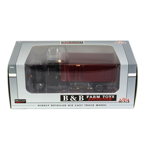 Spec Cast 1/64 Black & Red 1982 International S1954 Grain Truck BAM-005 - Picture 5 of 5