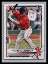 2021 Bowman Draft #BD-3 Tyler McDonough 1st Paper Prospect RC Boston Red Sox