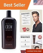 Men's Styling Gel, Firm Hold High Shine, 33.8 fl oz Firm-hold, non-flakin...