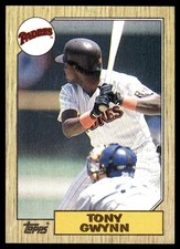 Tony Gwynn 1987 Topps #530 San Diego Padres MLB READ FREE SHIPPING AutographDen