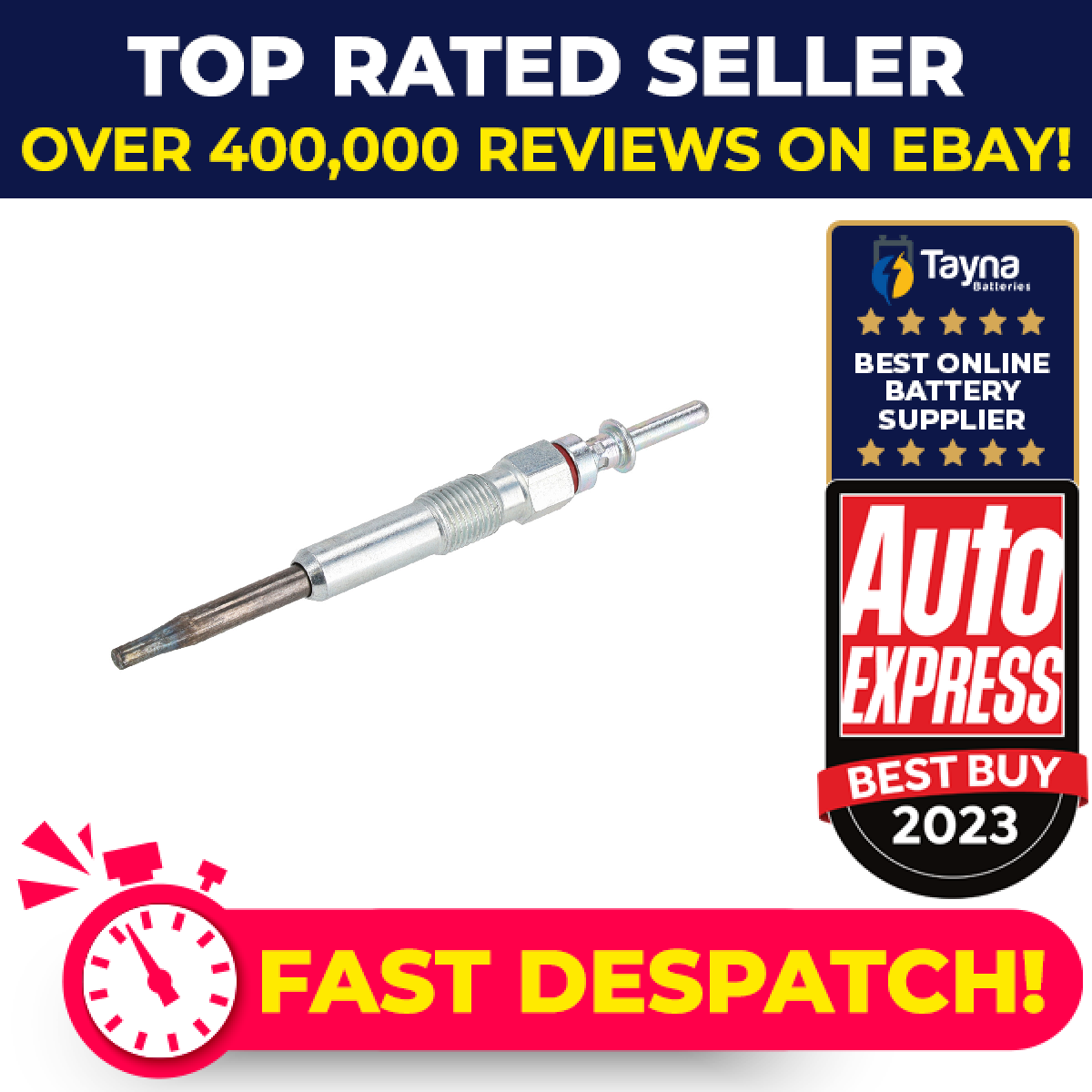 Glow Plugs Set 4x ADB111801 Blue Print 12237786869 Genuine Quality Guaranteed