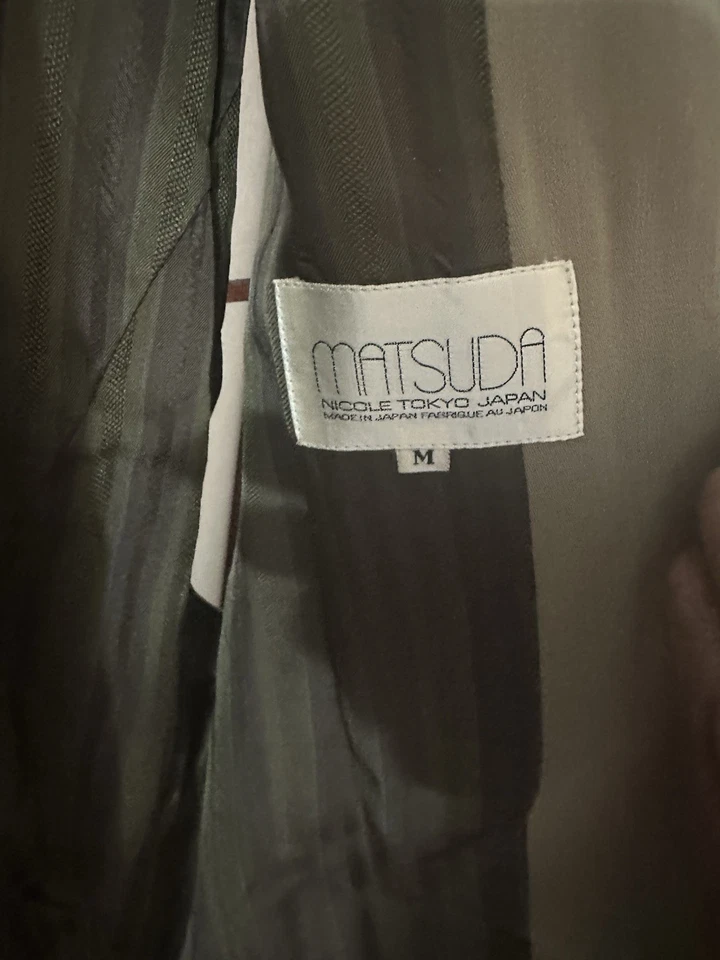 Chaleco Matsuda Unisex, Vintage Color Oliva, Talla Mediana Foto 4 de 4