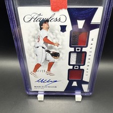 2025 Flawless MLB Marcelo Mayer 3 Patch Rookie Auto /15