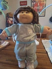 Vintage Cabbage Patch Kids Doll Brown Braided hair