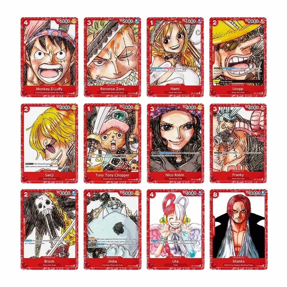 One Piece Card Game Premium Card Collection Film Red English