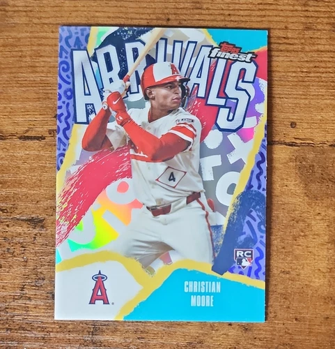 2026 Topps Finest Christian Moore Refractor (RAW)