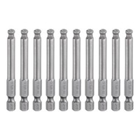 "10X Magnet-Hex-Schraubendreherbit 5Mm FüR 1/4\" Sechskant"