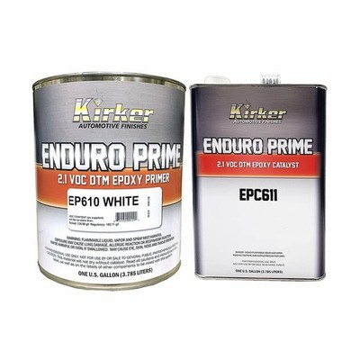 Enduro Prime DTM Epoxy Primer White EP610 One Gallon with Catalyst EPC611