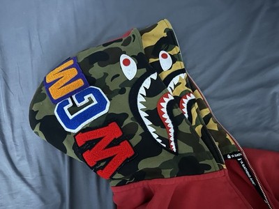 BAPE Shark Full Zip Double Hoodie Authentic