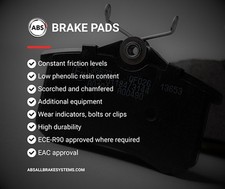 A.B.S. Bremsbelagsatz Scheibenbremse 35516 f�r BMW X5 G05 F95 X6 G06 F96 8er G15