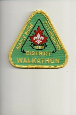 1999 Maple Ridge Pitt Meadows District Walkathon patch