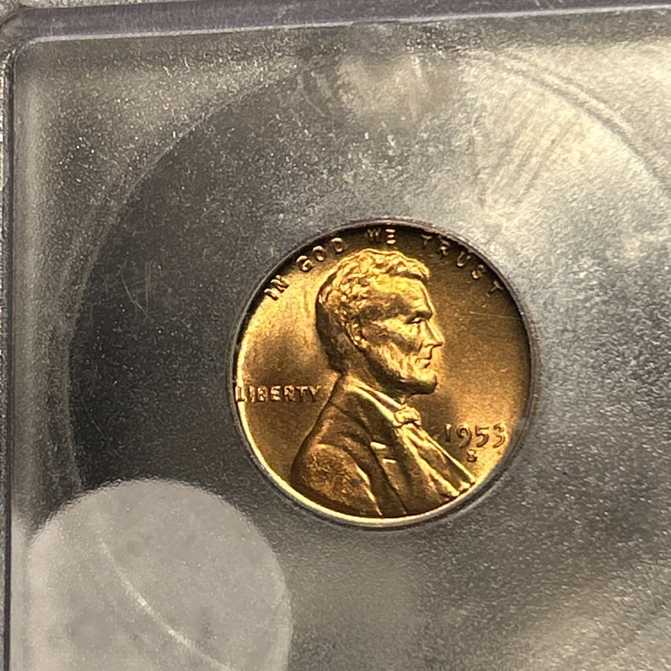 1953-S Lincoln Wheat Cent - ICG MS67+ RD - Scare Nice Coin High Grade - Image 3 of 4