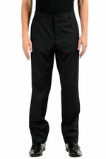 Dolce & Gabbana Men's 100% Wool Black Dress Pants US 38 IT 54