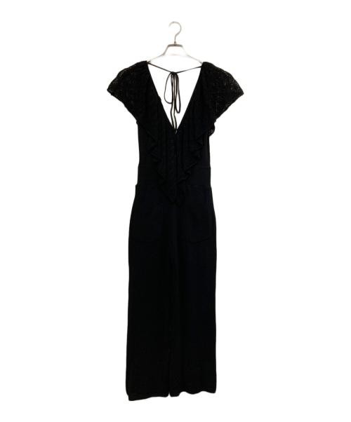 Ameri                    MEDI RUFFLE KNIT ROMPERS… - image 2