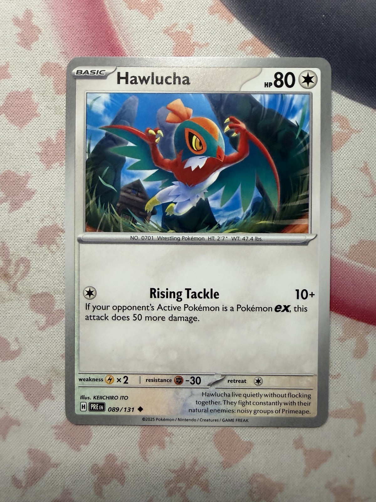Hawlucha Uncommon SV: Prismatic Evolutions 089/131 NM