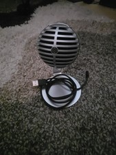 SHURE MV5 Silver USB Digital Stereo Condenser Microphone Mic AMV5-DS 