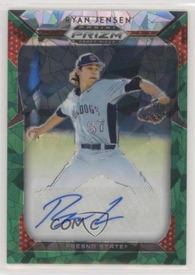 2019 Panini Prizm Draft Picks Green Ice Prizm 5/18 Ryan Jensen #59 Auto 4l3