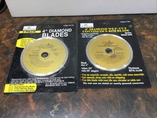 Diamond Life 4 Inch Diamond Blades Two Packages Three Pack And The One Pack￼