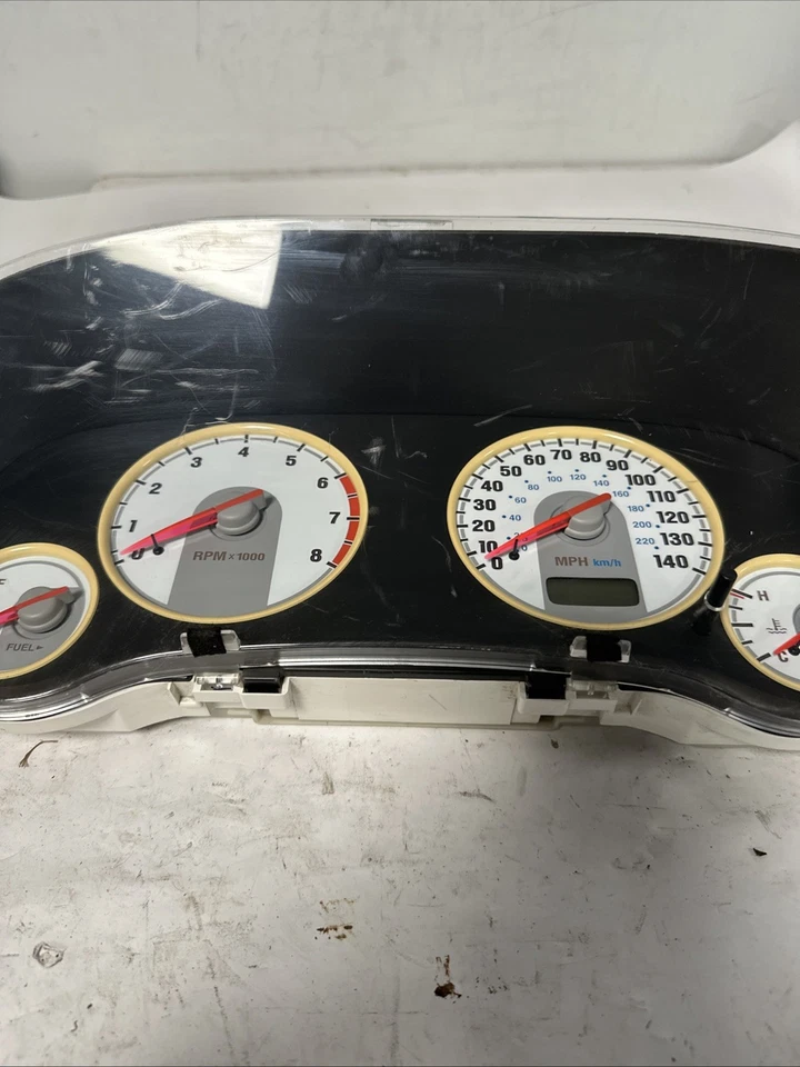 2005 DODGE STRATUS SPEEDOMETER CLUSTER MPH HH5 Foto 3 de 4