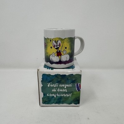 Diddl Mouse Birthday Coffee Mug Cup 10 Oz Tanti Auguri Buon Compleanno Cartoon