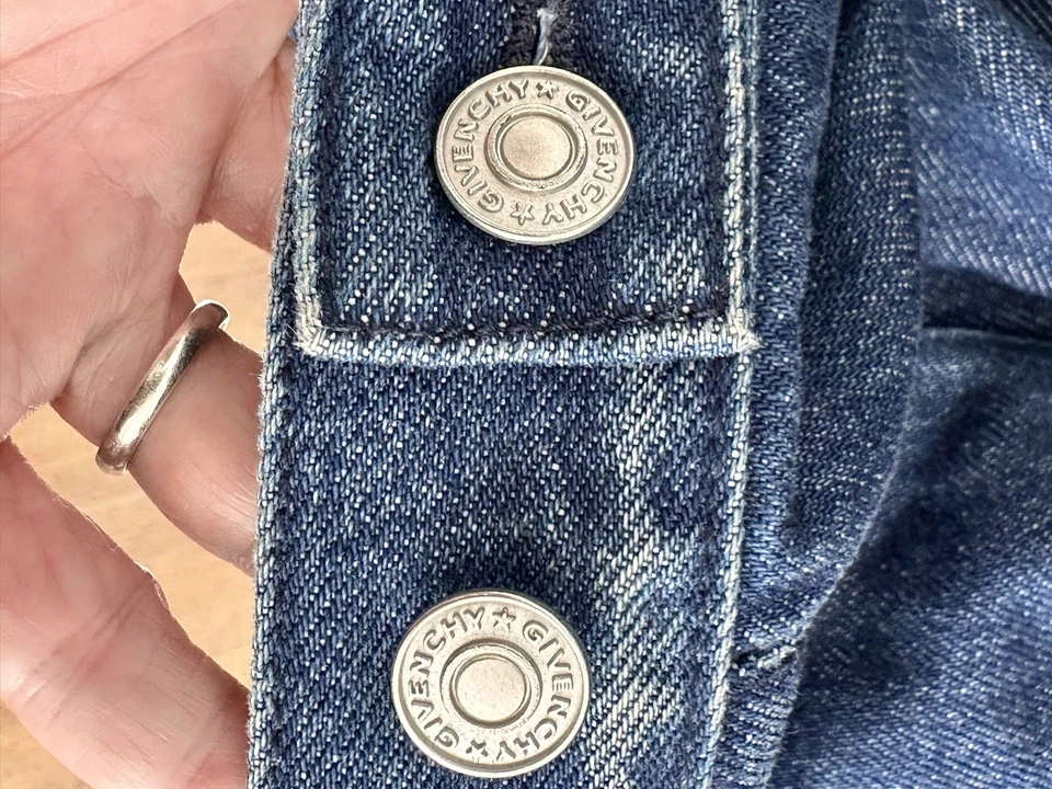 Authentic Givenchy Men's Blue Denim Jacket - Image 4 of 4