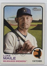 2022 Topps Heritage High Number SP Luke Maile #454 1ol1