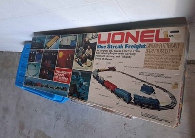 Vintage Lionel Blue Streak Freight Train Set O27 Gauge Electric Train Set OB