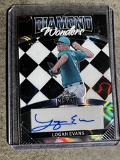 2024 Leaf Metal Draft Logan Evans  Mariners SP Auto RC /3