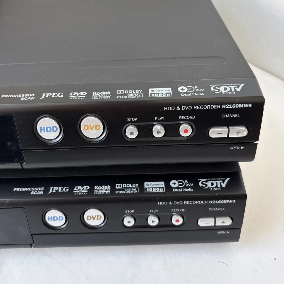 Magnavox H2160MW9 HDD & DVD Player Recorder w/ Remote Manual (LOT OF 2) - Image 4 of 4