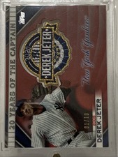 2020 Topps Update - 20 Years of the Captain Patch Relic RED #5  Derek Jeter 1/10
